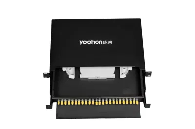  LWL-Patchfeld ODF 24 48-Port-Glasfaser für den Außenbereich Schublade Für Optischen Abschlussstecker