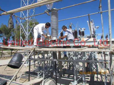  76/132 (145) kV Hochspannungs-Trockenanschluss für den Außenbereich (Composite) für Wire Shield XLPE-Kabel 240sq.mm