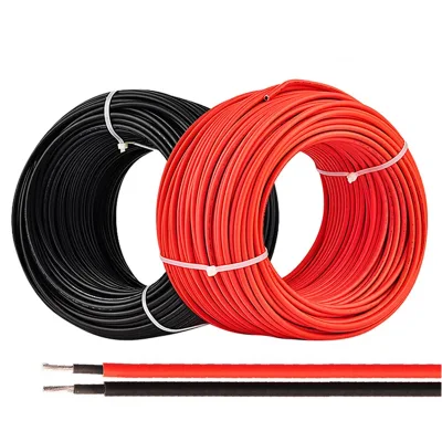 Flammhemmendes Xlpo-DC-Solarkabel aus verzinntem Kupfer 4mm 6mm 10mm Wasserdichtes elektrisches Solarkabel