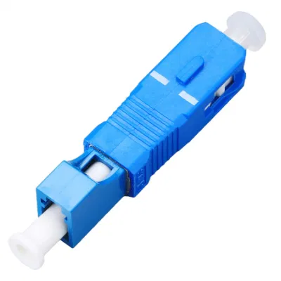 LC APC Singlemode Duplex Glasfaserkabeladapter mit Auto Shutter Snap Fitting Duplex LC SC LWL Keystone Adapter