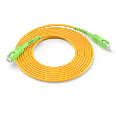 15m Optisches Patchkabel Simplex Single Mode 9/125um SC FC LC St-Stecker-LWL-Fallkabel Patchkabel PVC