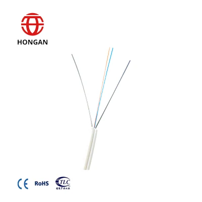 FTTH FTTX FTTB 1 2 4-adrige Glasfaser-Falldraht Optisches Kabel