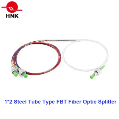 Fbt-Splitter Mit Glasfaserkabel, Stahlrohr