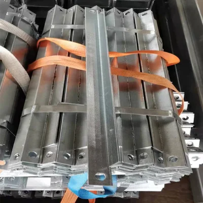  Anschlussklemme Querlenker Hot DIP Verzinkte Metallhalterung für Mittelpol Travessa Metalica Perfil &quot;U&quot; Erdmast/Winkel Kohlenstoffstahl Eiserne Querarme