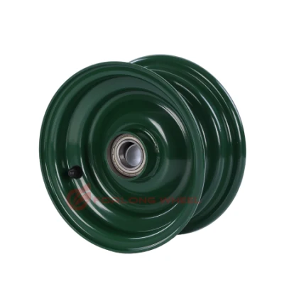  Vorderrad Stahlfelge 3.50X6 6205 2RS Reifen 12/350-6 für Ziehen Behine Streuer Dünger Farm Tool Ausrüstung Verwenden