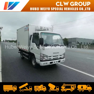 Hotsale Isuzu Elf 3-5tons kleine Kühlwagen Kühlschrank Van Box Tiefkühltruck für Südostasien