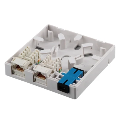 Outdoor-Glasfaser-ODF-Einheit mit 2 Anschlüssen, FTTH Mini Box, ODF Box ab Werk