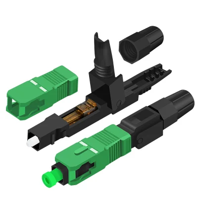 Ftth Project Verwendbare Faserrohrverbinder Schnellmontage Glasfaser Anschluss