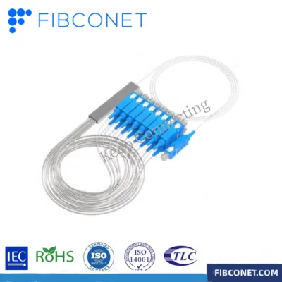  FTTH Mini Stahlrohr/Plug/Modul/LGX/ABS Faseroptik-Koppler Typ Kassette FBT SPS-Splitter