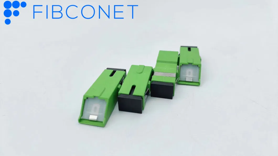 New Design Inner Shutter Fiber Optic Adapter with Sc/APC