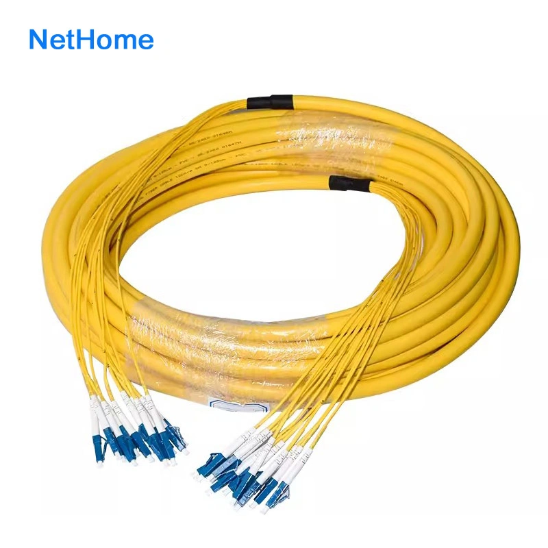 Fiber Optic Patch Cord 12 Core Single Mode LC Patch Cable