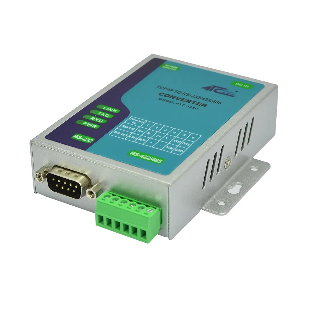 Single-Mode Optical Fiber Modem with RS-232/422/485 Converter (ATC-277SM)