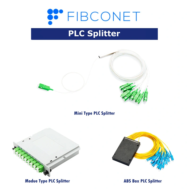 FTTH Sc APC PLC Splitter Fiber Optic Module Type PLC Splitter Connector