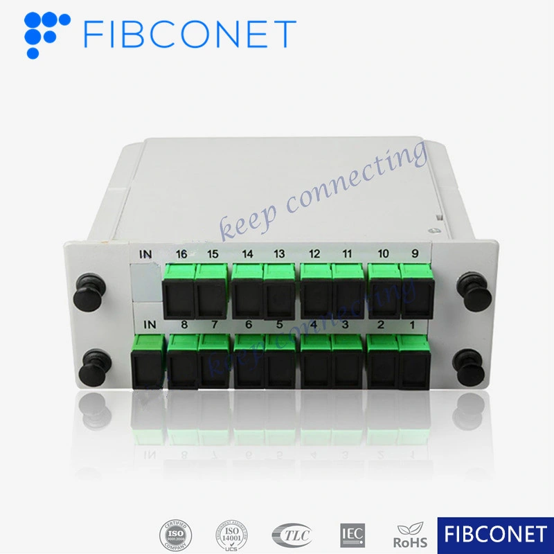 FTTH Sc APC PLC Splitter Fiber Optic Module Type PLC Splitter Connector