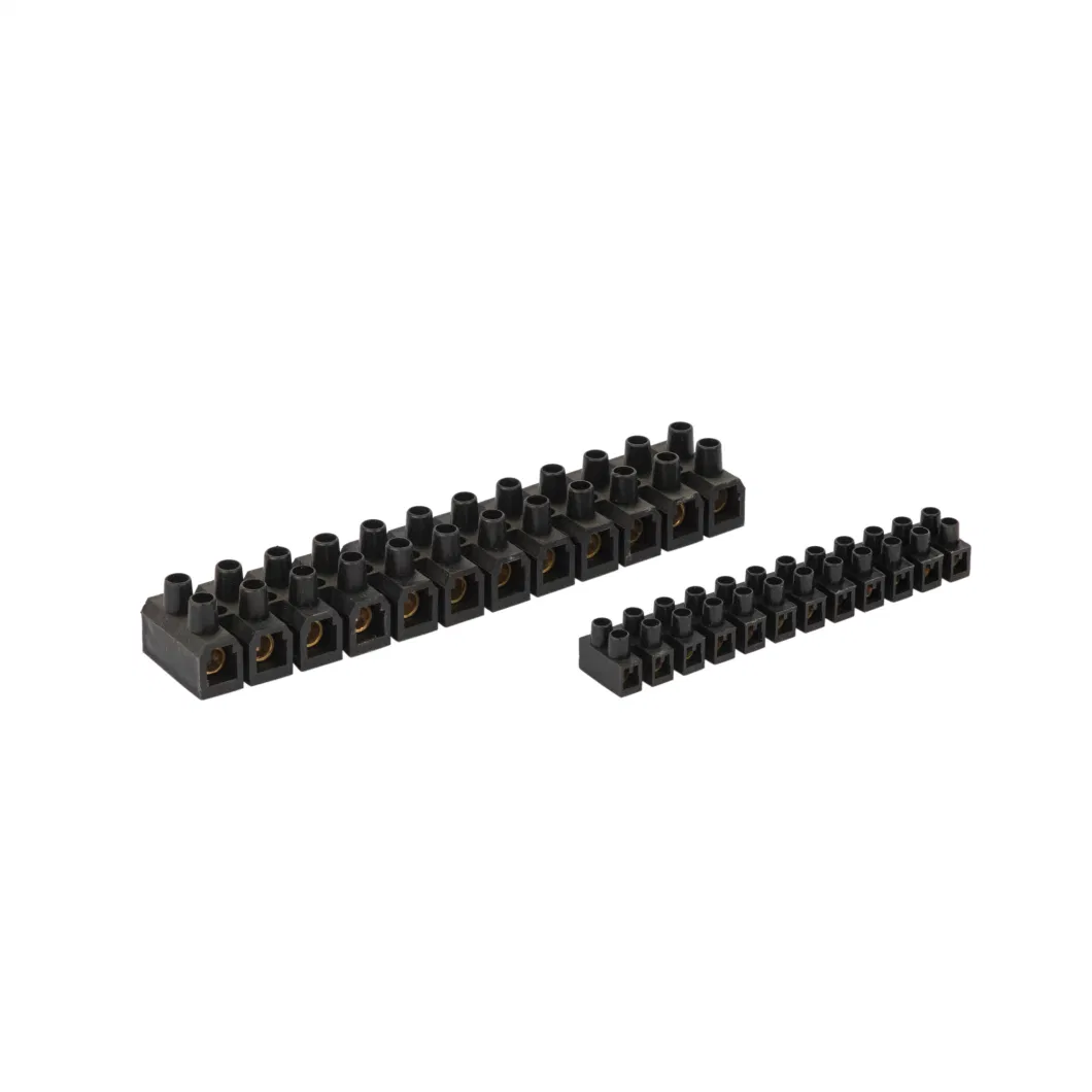 Good Quality Plastic PE 12 Pole Teminal Block Electrical Terminal Strip