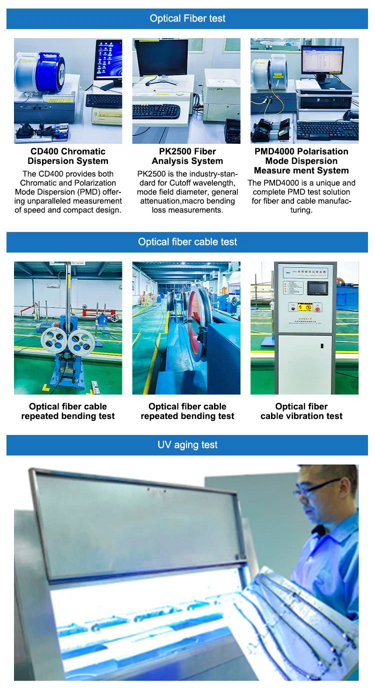 Optical Fiber Cable Communication G652D Fiber Optic Cable