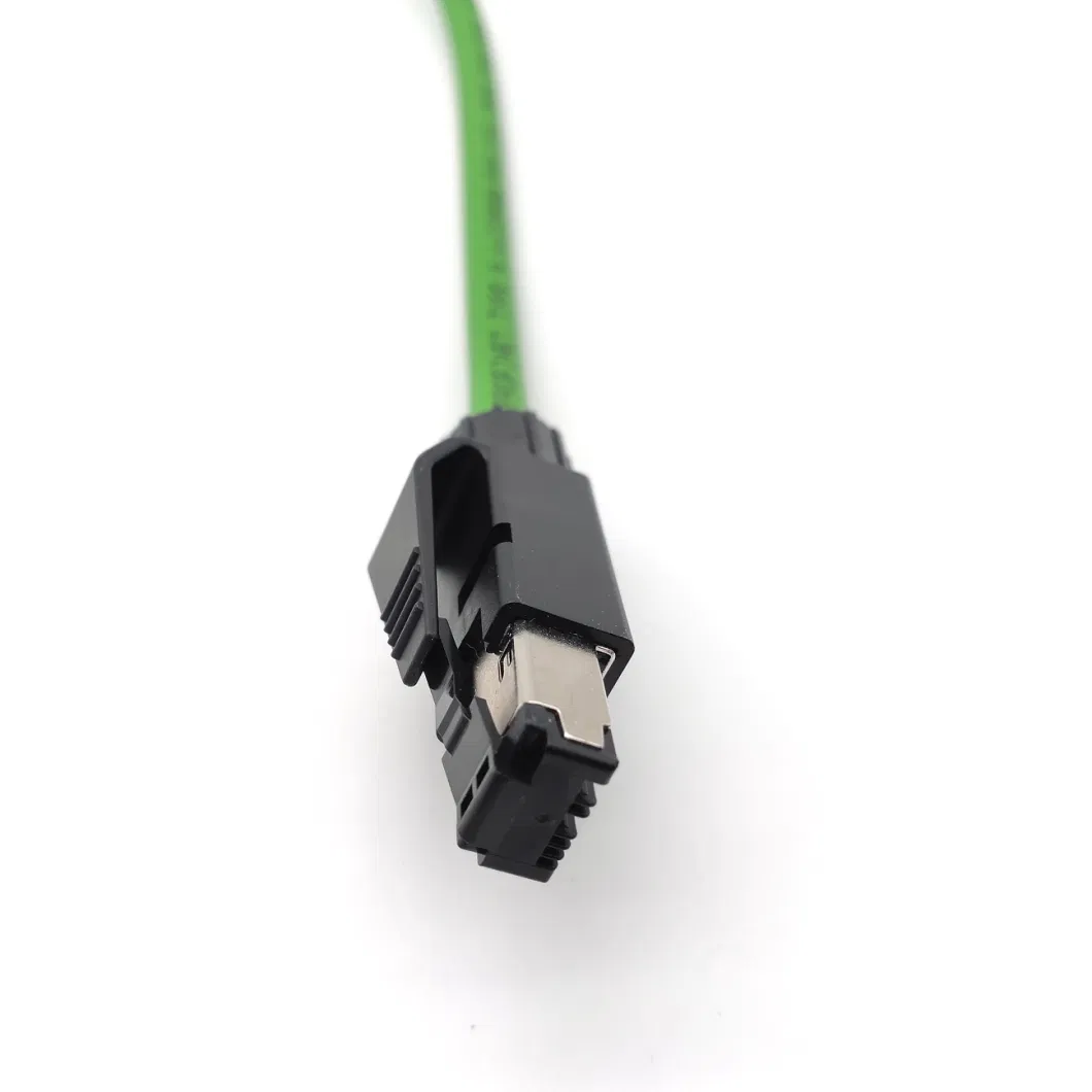 Svlec Waterproof M12 D Coding to RJ45 Patch Cable Ethernet Industry RJ45 to M12 Connector Cable