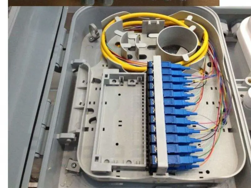 FTTH ABS PC Optic Terminal Boxes 24 Port Fiber Distribution Box