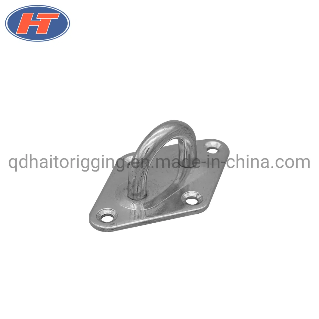 Stainless Steel Diamond Pad Eye Plate with Co/Form a Certificate