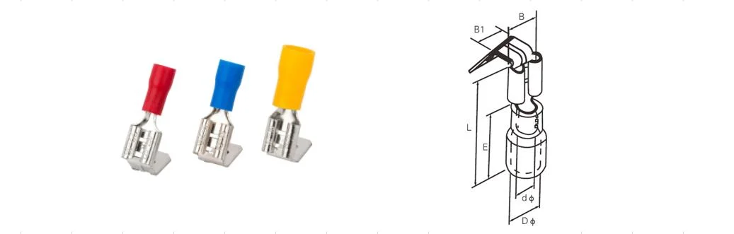 Wire Connection Crimp Terminal Piggy Back Male Female Quick Disconnector