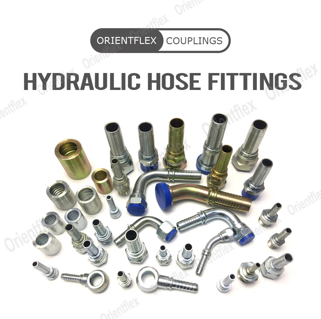 High Pressure Quick Disconnect Steel Hydraulic Hose End Connections Fitting