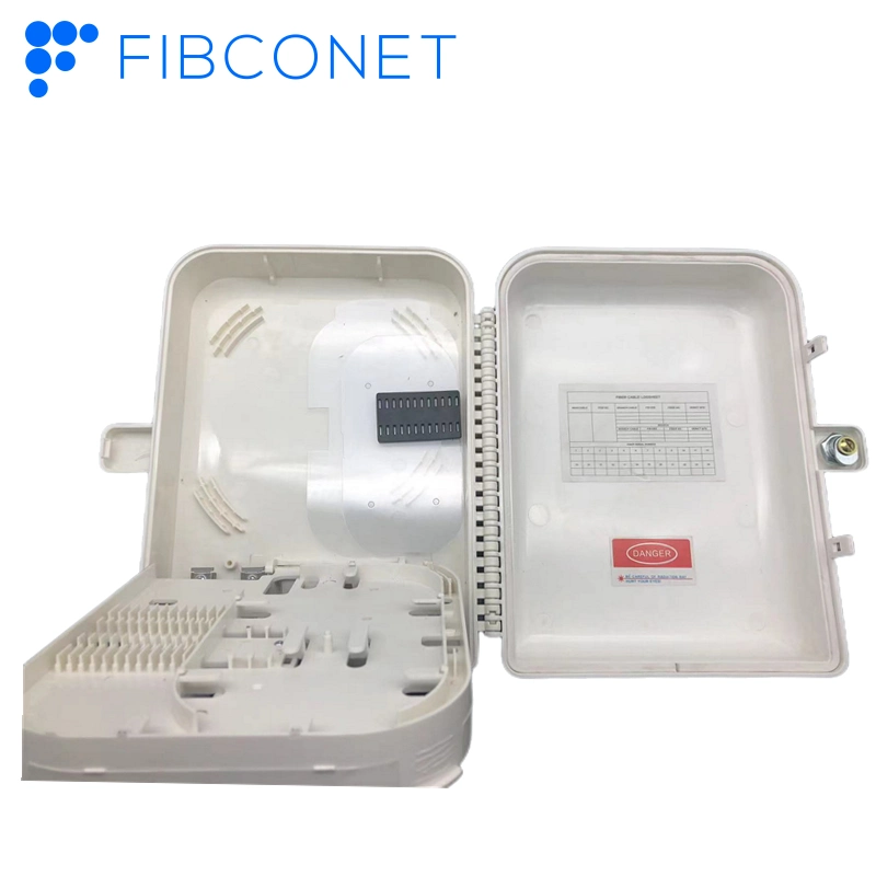 FTTH FTTX High Quality Best Price 4/8/12/24 Cores UV Resistant Waterproof PP Junction Terminal Box Fiber Optical Distribution Box