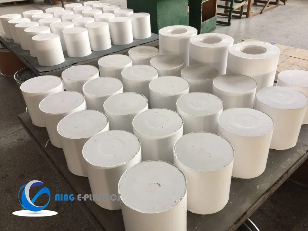 PA6 HDPE Nylon Rod Polytetrafluoroethylene Round Bars Insulation Bronze Carbon Fiberglass Filled PTFE Rods