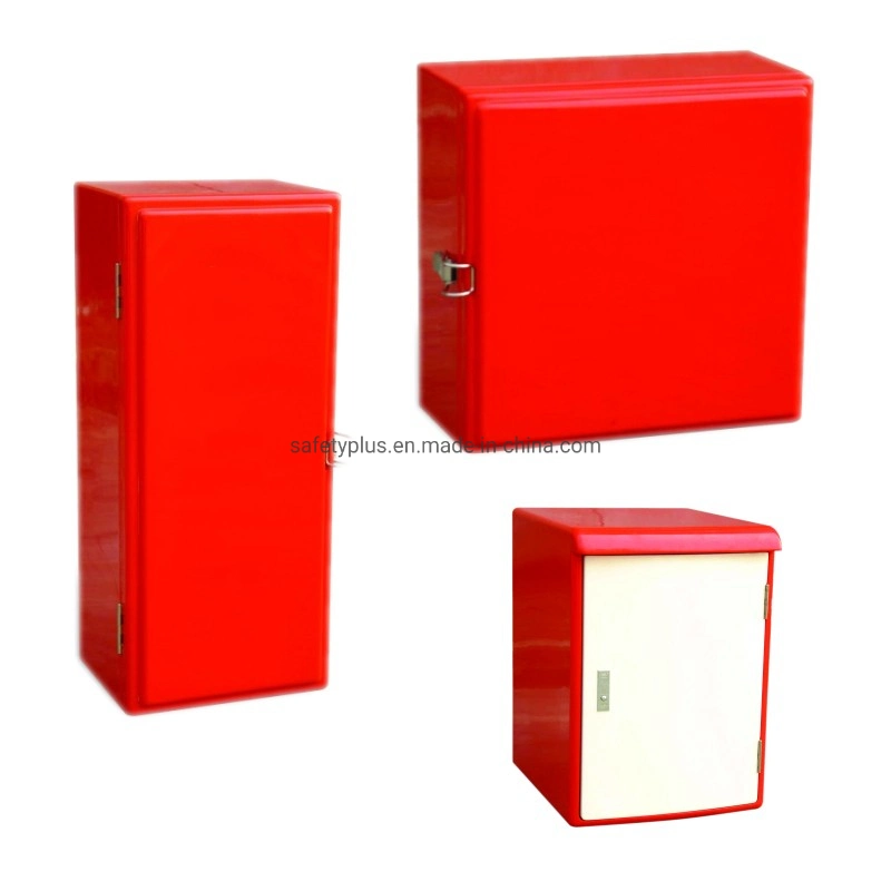 Red Polish Fiber Glass Fire Hose Cabinet/Box