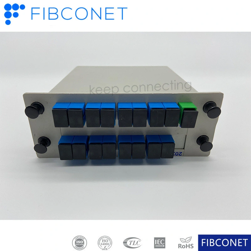 FTTH Sc APC PLC Splitter Fiber Optic Module Type PLC Splitter Connector