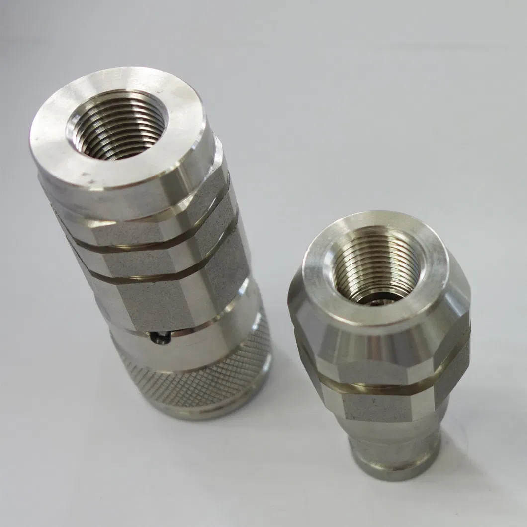 Naiwo 3/8 Stainless Steel Quick Connector NPT Flat Face Quick Release Coupling Quick Coupler Factory