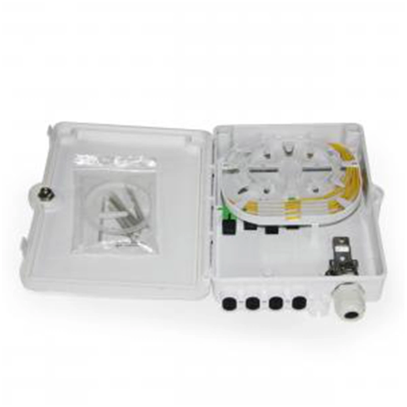 ABS Lightweight Optic Termination Box for FTTH Indoor Connection 8 Core Type