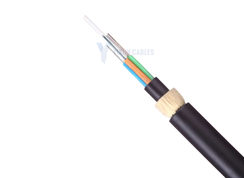 Factory Produce Fiber Optic Cable ADSS 6 12 24 48 Core Outdoor Fiber Optic Cable for Areial Use