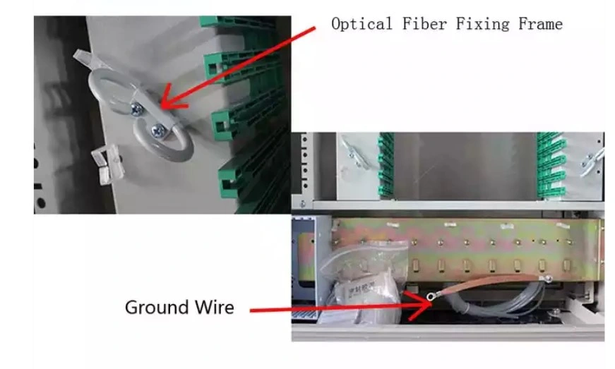 FTTH Optical SMC Outdoor ODF Fiber Optic Cross Connect Cabinet