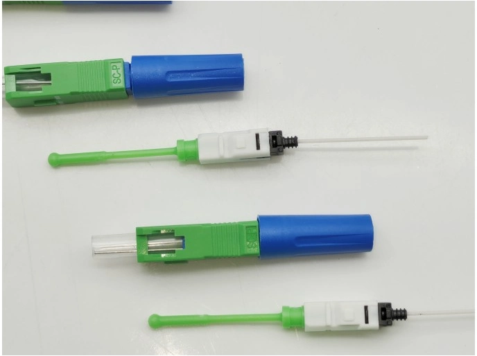 FTTH Fiber Optic Sc APC Hotmelt Type Optical Fast Connector