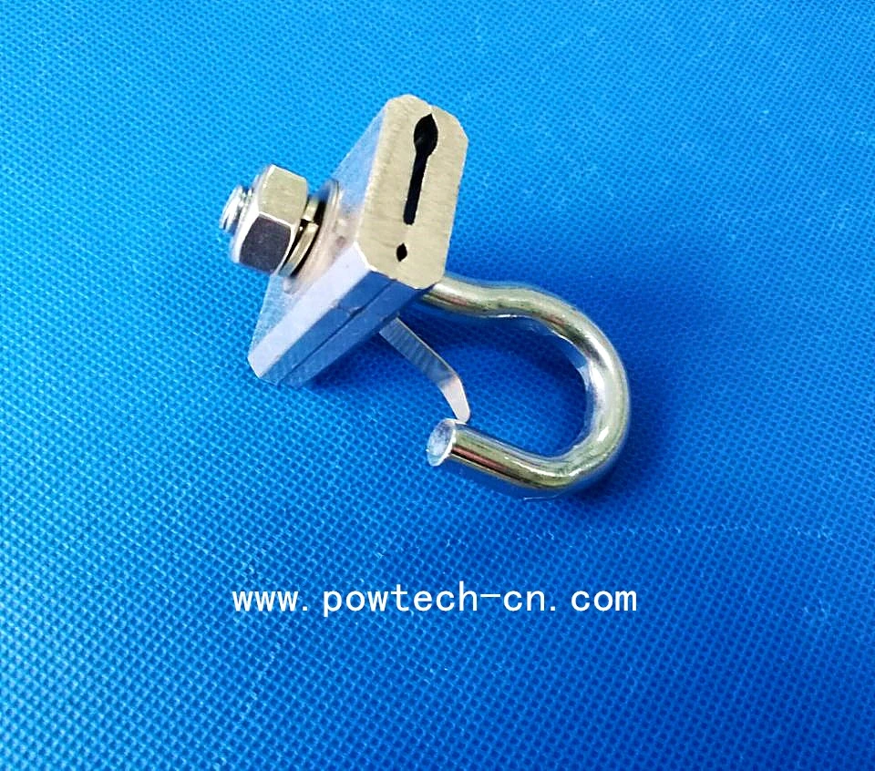 FTTH Cable 2 Slots Hook Type Span Clamp for Drop Cable