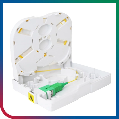 Aerial 8 16 24 Core Pole Mounted ABS Plastic FTTH FTTX Distribution Box Termination Box with Splitter Optical Junction Box