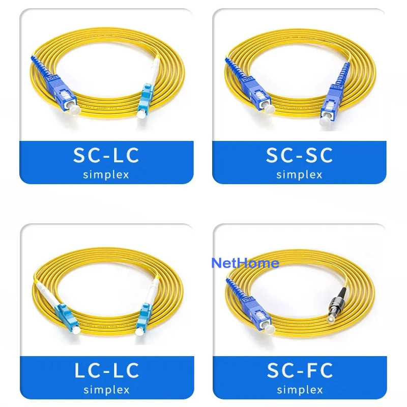 Duplex Optical Fiber Patch Cable Sc LC Upc 3m Om1 Yofc Fiber