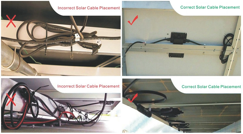 Stainless Steel Solar PV Cable Clips Cable Clamp for 12AWG 10wag PV Solar Wire Clamp Cable Organizer