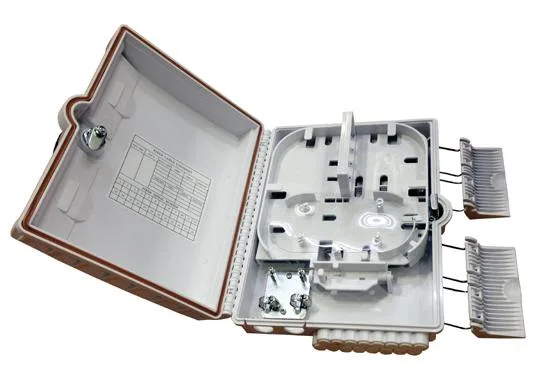 FTTH Outdoor Junction Box Fiber Optic Distribution Nap Box Load PLC 1X8 1X16 Splitter Optical Terminal Box