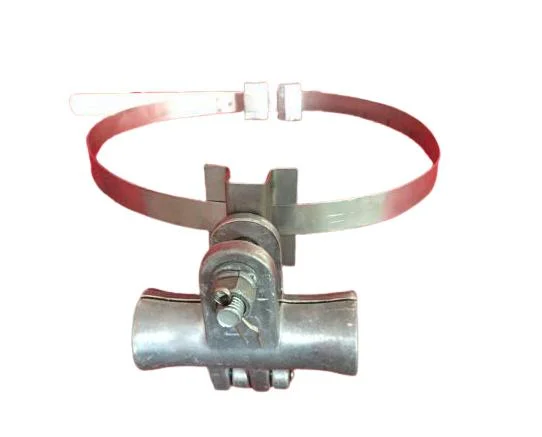 Suspension Anchor Dead End Clamps Strain Guy Wire Pole Bracket Hook Tension Clamp for Hanging Fiber Optic Cable ADSS Accessories