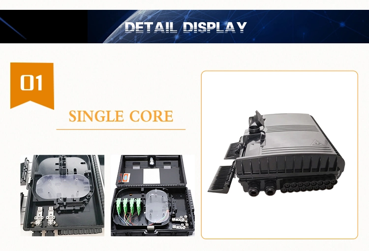 16 Core FTTH Fiber Distribution Box Terminal Optical with 1*16 PLC Splitter Box for Telecommunication