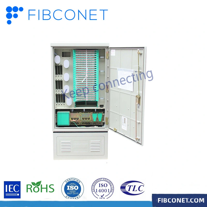 FTTH Optical SMC Outdoor ODF Fiber Optic Cross Connect Cabinet