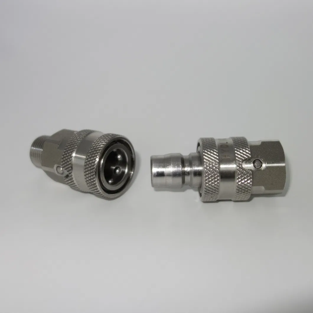 Naiwo Ball Locking High Flow Fluid Hydraulic Quick Coupling Stainless Steel Quick Coupler