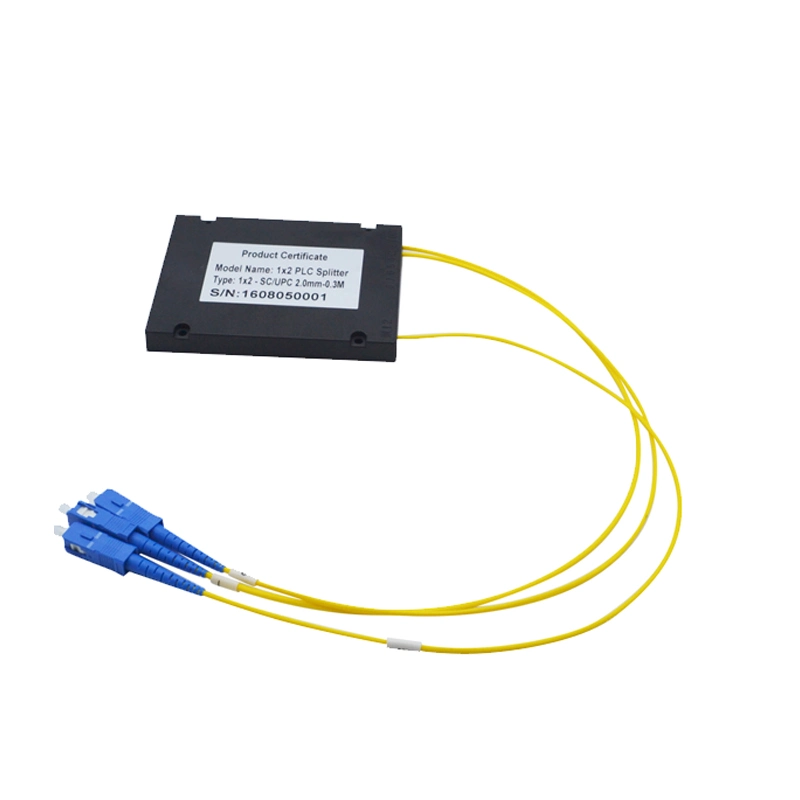 FTTH Accessories Fiber Optic Micro PLC Splitter 1X2 1X4 1X8 1X16 Mini Steel Tube PLC Splitter