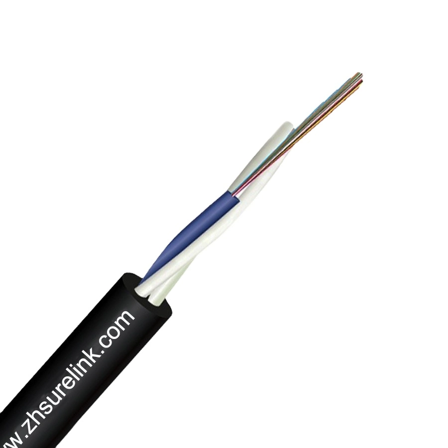 Manufacturer 2core 6core 12core Flat Drop Cable Gyfxtby Outdoor Overhead Single Mode Fibre Optical Cable Fiber Optic Cable