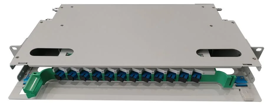 12 Ports 1u Rack-Mounted Type Fiber Optic Distribution Frame