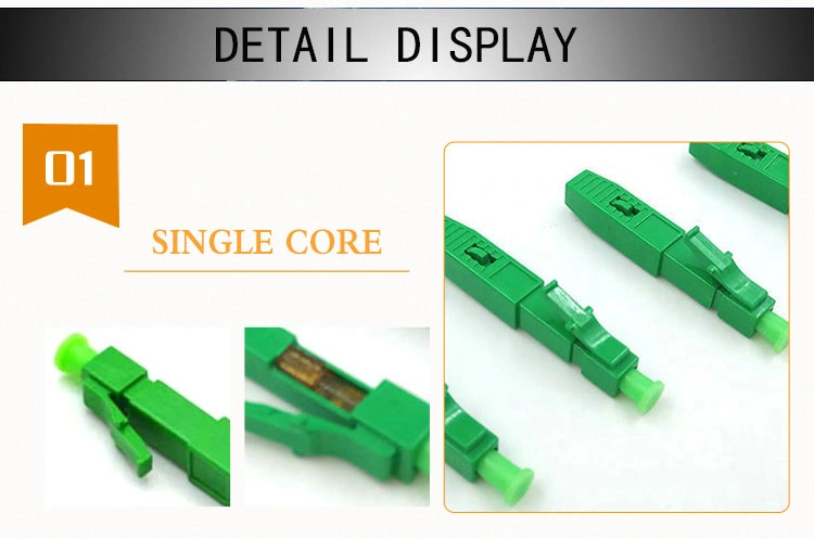 Factory Price APC Upc Sc/LC/FC/St Fiber Optic Fast Quick Connector FTTH Connector