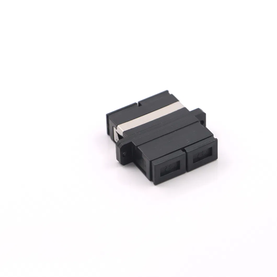 FTTH Sc APC/Upc Duplex Singlemode Multimode Fiber Optic Coupler Adapter with/Without Flange