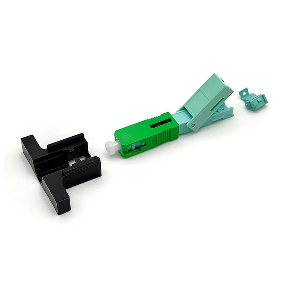 FTTH Sc APC Optic Fiber Fast Connector Sc/APC Quick Assembly Connector Aircraft Gland Type Sc Fiber Optical Quick Connector