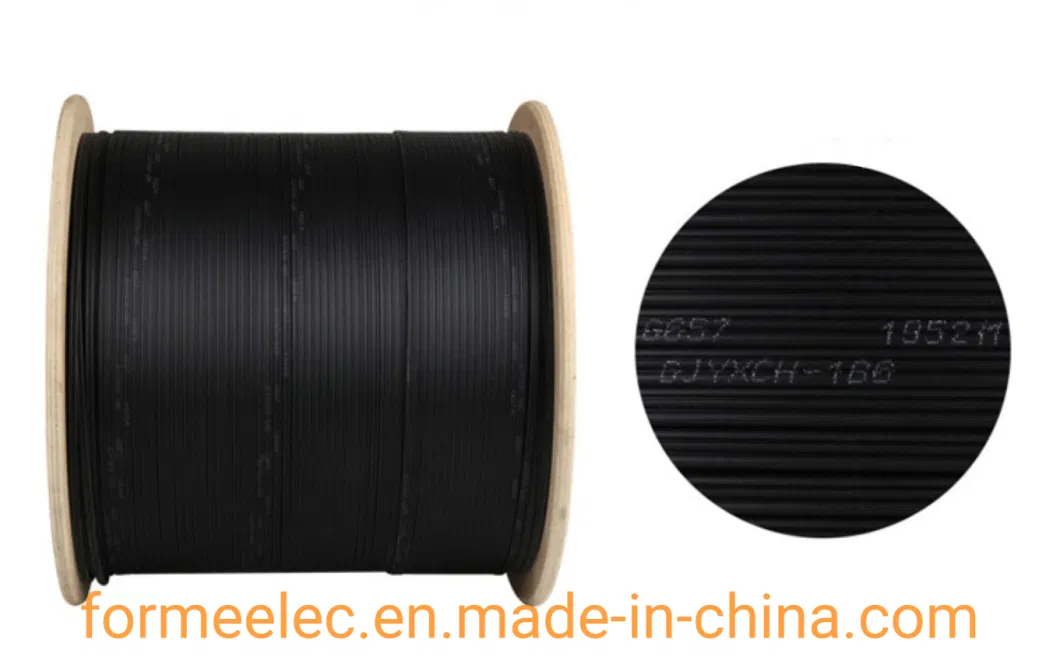 Fiber Optic Cable FTTH Drop Cable Outdoor 1 Core FTTH Cable